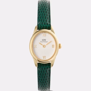 Reloj de mujer Ophelia Mini DW00100892 de piel verde - Daniel Wellington