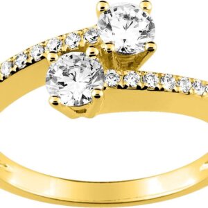 ANILLO DE ORO DIAMANTE 0.64CT GH-SI ORO 750