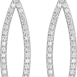 PENDIENTES DE DIAMANTES 0.40CT GH-SI ORO 750