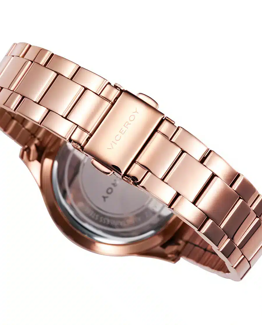 Reloj de mujer Chic 3 agujas de acero con IP rosa 42376-97 - Imagen 3