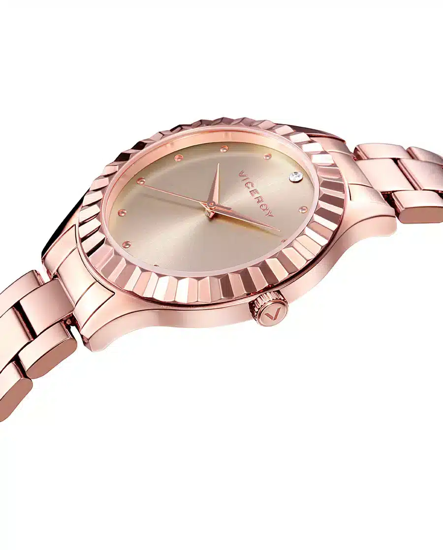 Reloj de mujer Chic 3 agujas de acero con IP rosa 42376-97 - Imagen 2