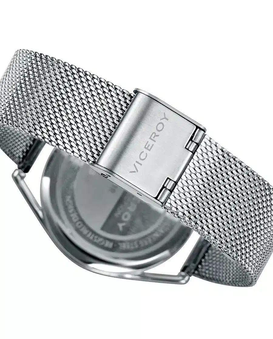 Reloj de mujer Air 3 agujas de acero y malla milanesa 42392-07 - Imagen 3