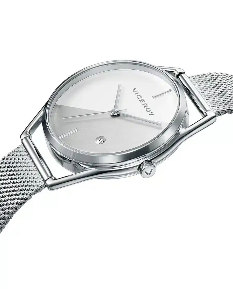Reloj de mujer Air 3 agujas de acero y malla milanesa 42392-07 - Imagen 2