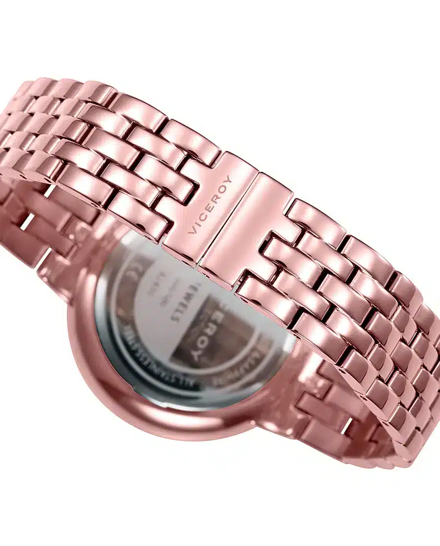 Reloj de mujer Jewels 2 agujas de acero con IP rosa 42400-93 - Imagen 3