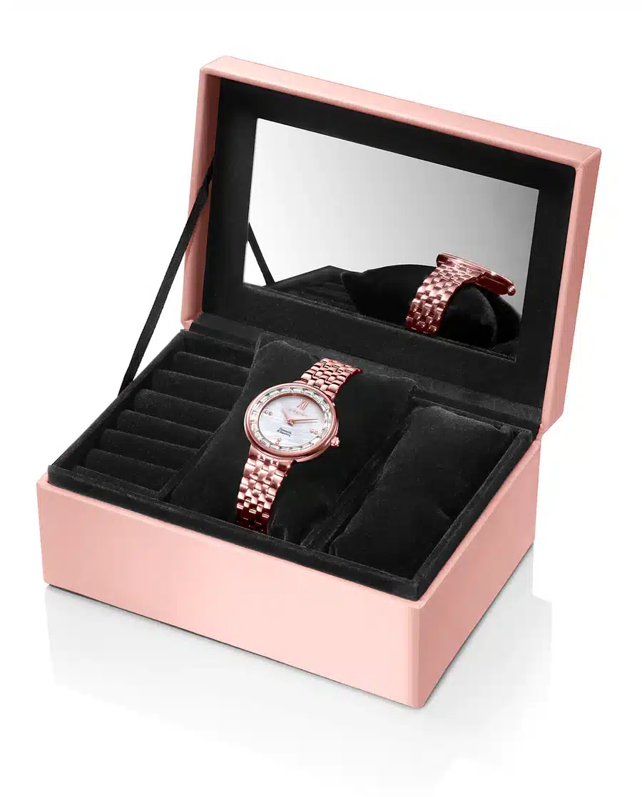 Reloj de mujer Jewels 2 agujas de acero con IP rosa 42400-93 - Imagen 4