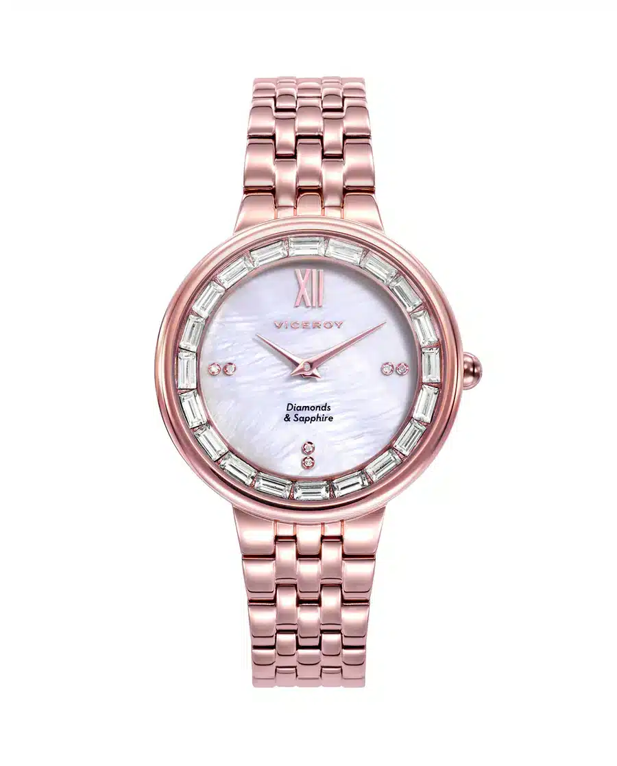Reloj de mujer Jewels 2 agujas de acero con IP rosa 42400-93