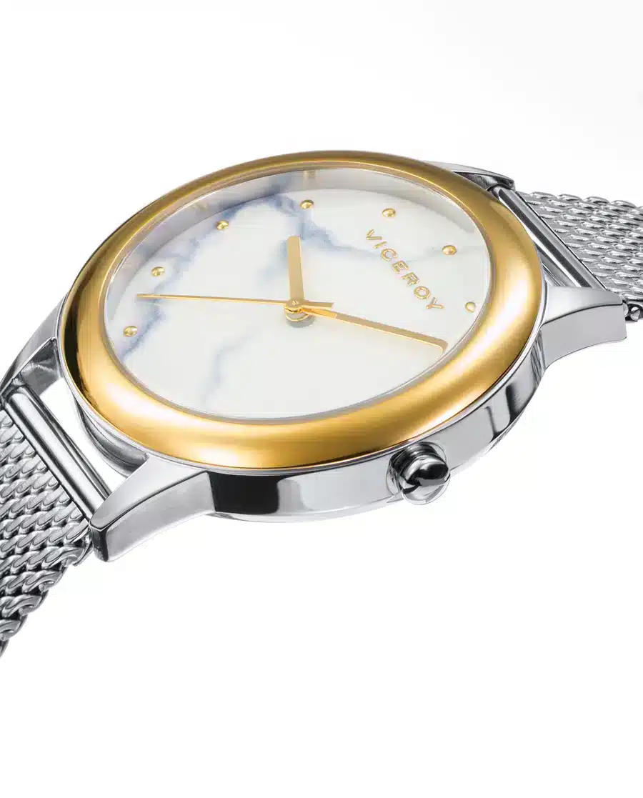 Reloj de mujer Chic 3 agujas de acero con IP dorado y malla milanesa 42408-07 - Imagen 2
