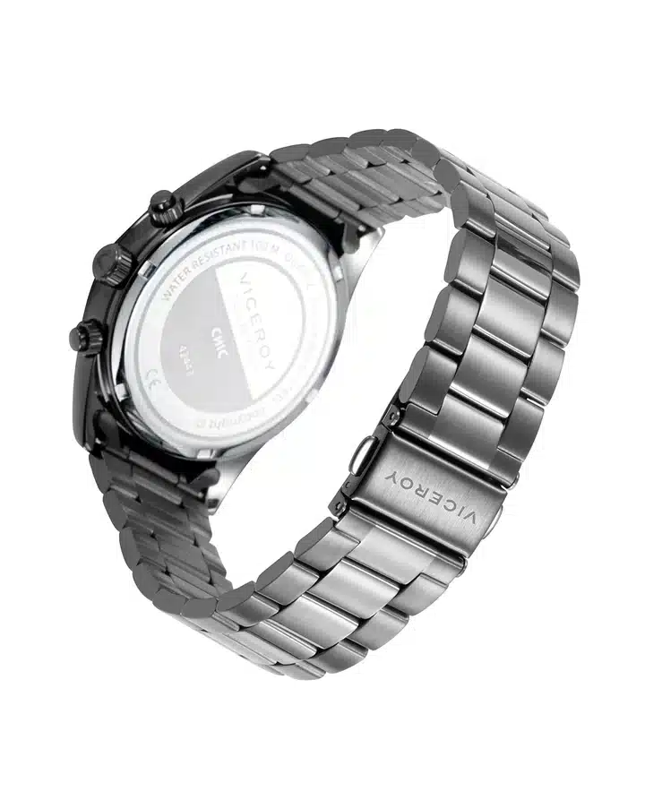 Reloj Hombre Chic, caja y brazalete de acero Ip gris 42443-17 - Imagen 2