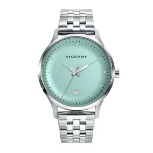Reloj de mujer Switch 3 agujas de acero y esfera turquesa 461124-96