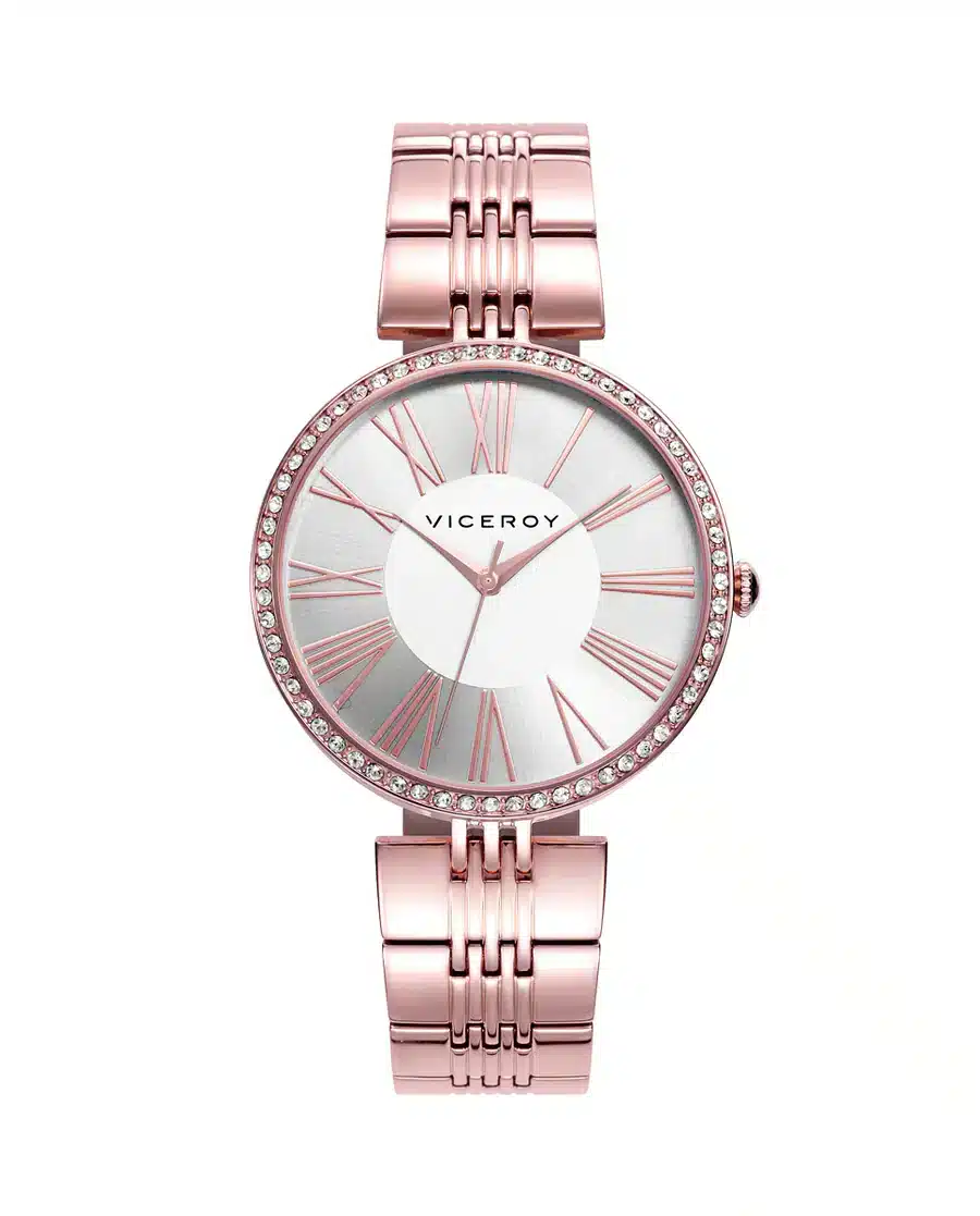 Reloj de mujer Chic 3 agujas de acero IP rosa 471242-03