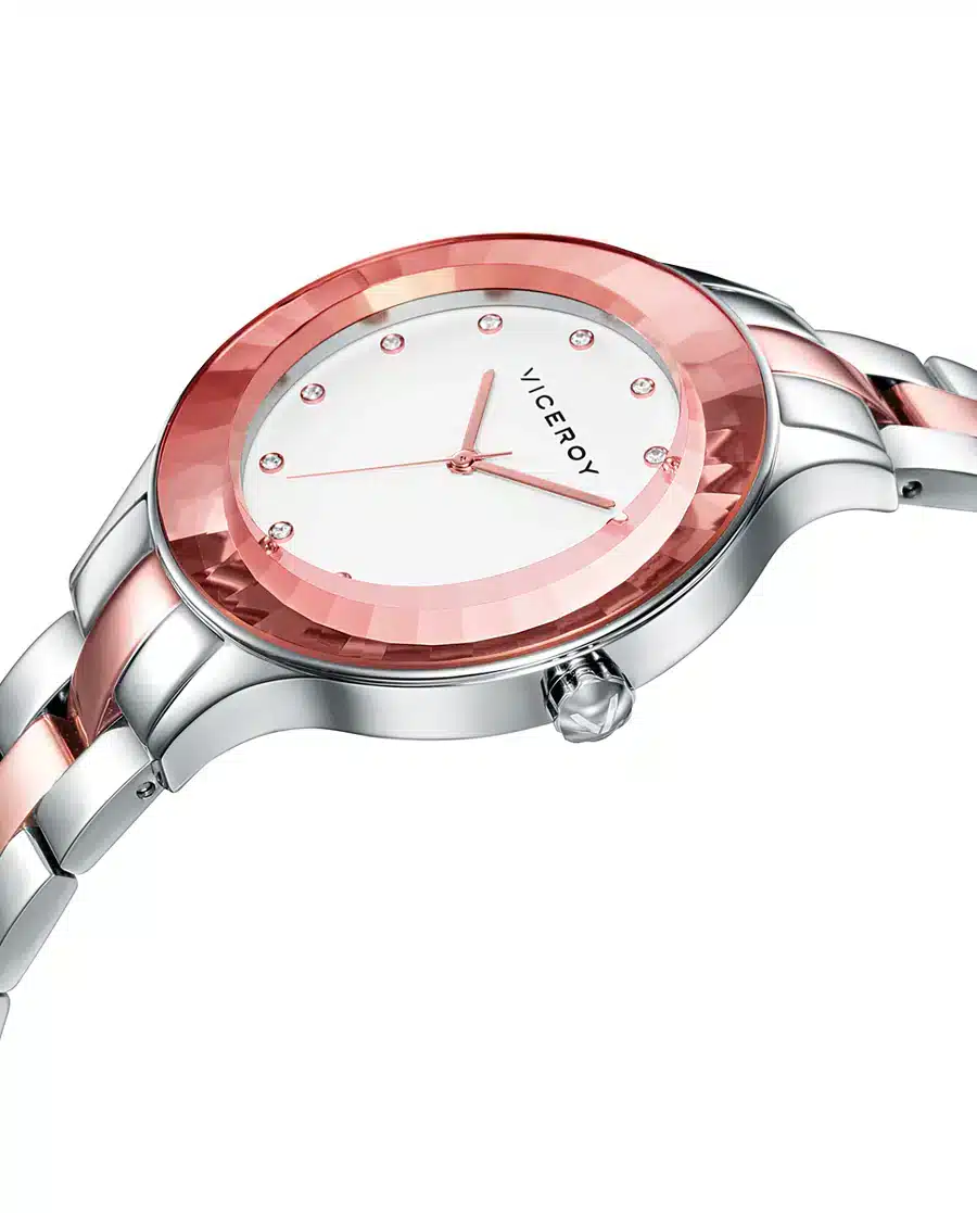 Reloj de mujer Chic 3 agujas de acero bicolor 471246-09 - Imagen 2
