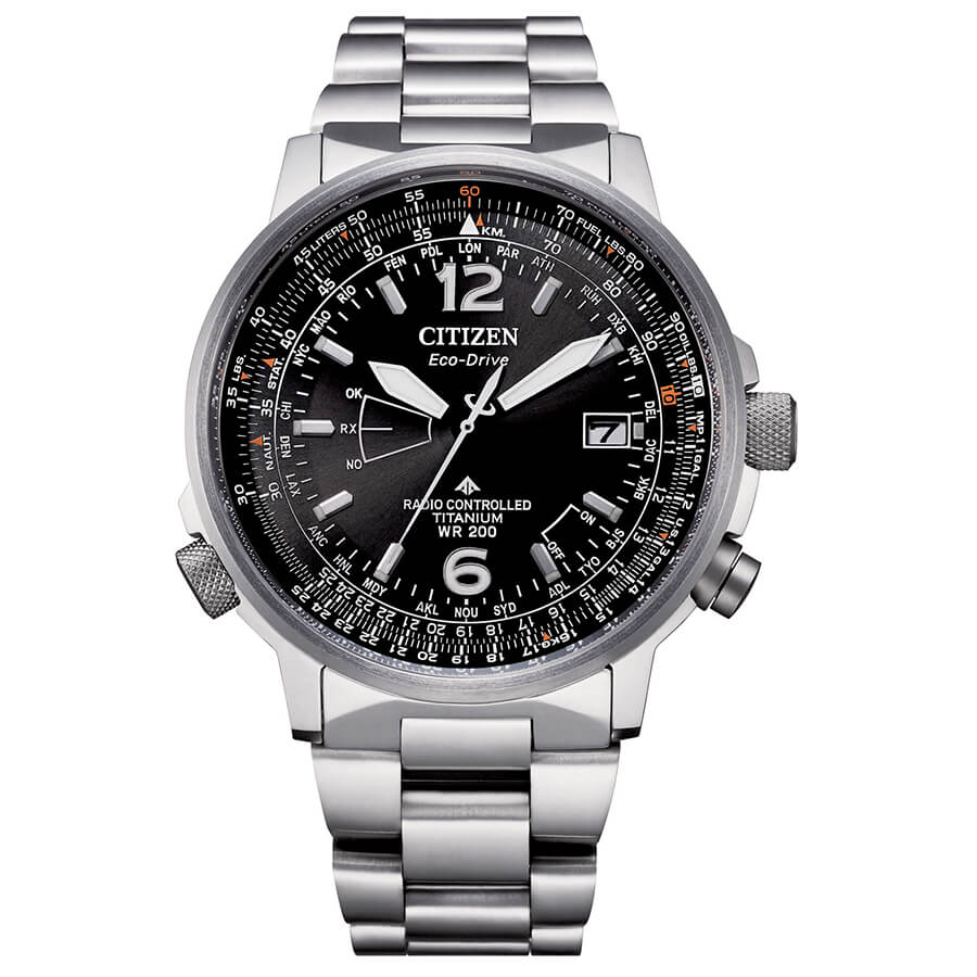 RELOJ CITIZEN RADIOCONTROL PILOT SUPER TITANIUM 42