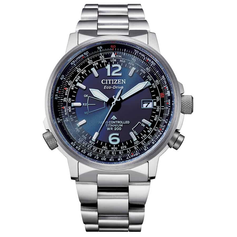 RELOJ CITIZEN RADIOCONTROL PILOT SUPER TITANIUM 42