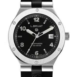 Reloj de cuarzo con caja de acero de 40 mm de diámetro LB40-8308
