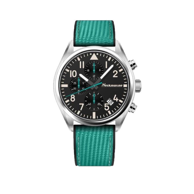 Reloj Neckmarine de acero para hombre de color verde
