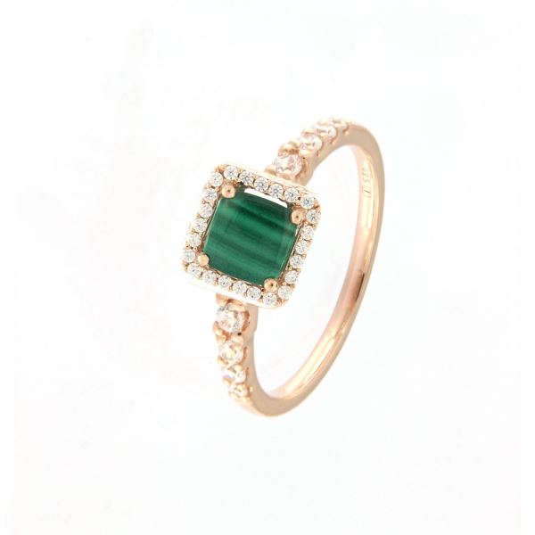 SORTIJA ORO ROSA Y DIAMANTES NEW TWO J127