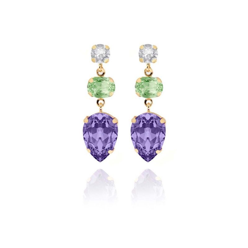 Pendientes Celine Transparentes (A3552-12T)