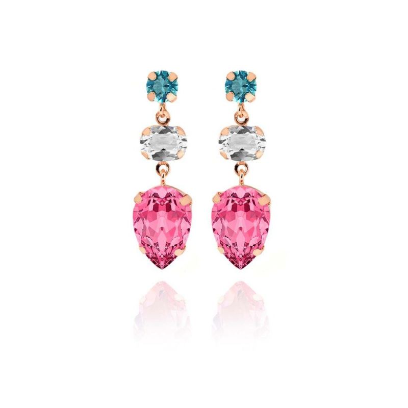 Pendientes Celine Transparentes (A3552-36T)