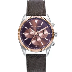 Reloj Hombre Chic, caja de acero y correa negra de nylon 42441-47