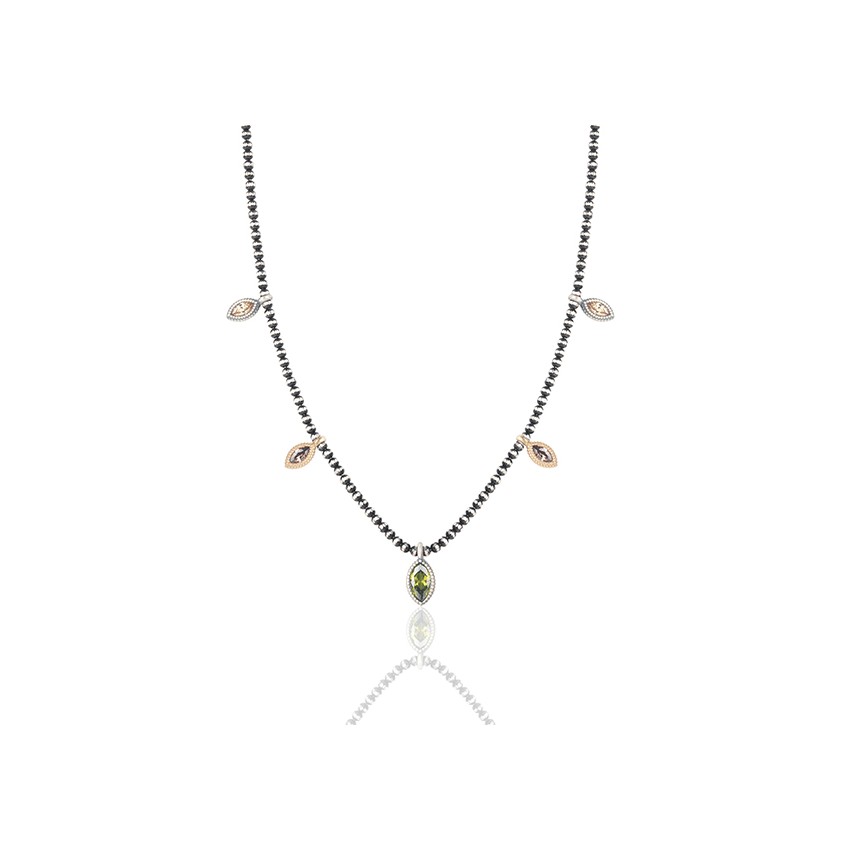 COLGANTE SUNFIELD PLATA Y CIRCONITAS CL062441