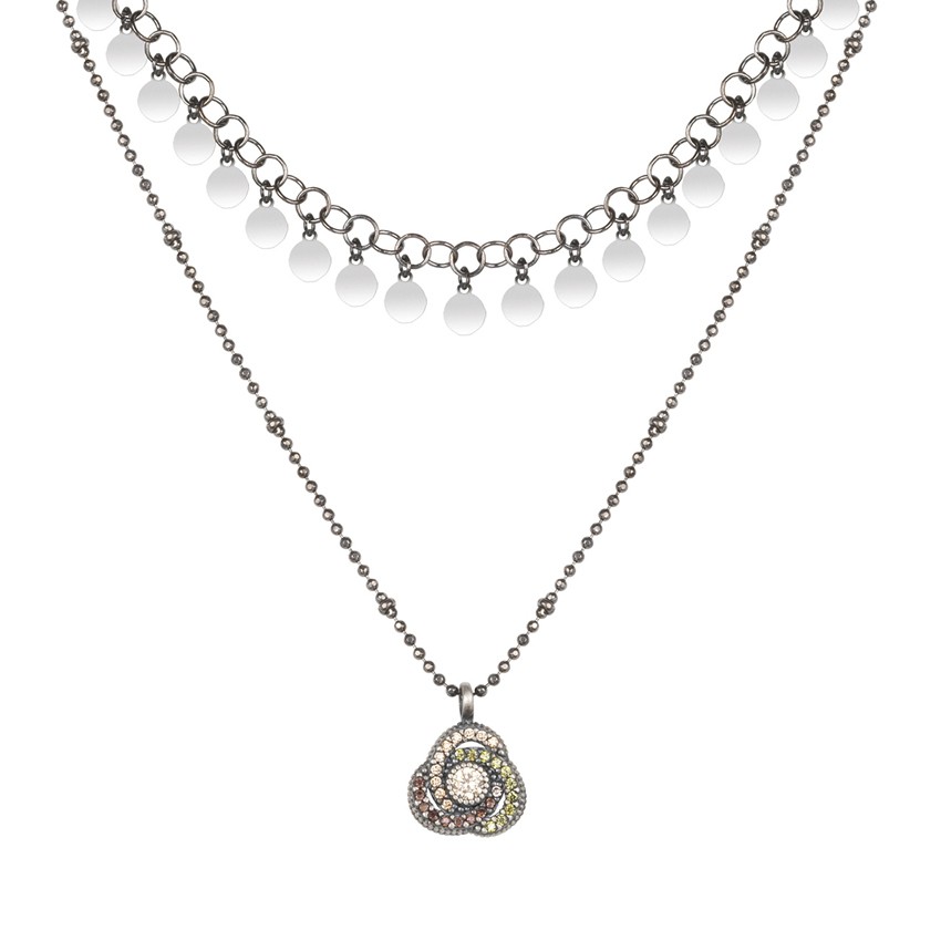 COLGANTE SUNFIELD PLATA Y CIRCONITAS CL062265