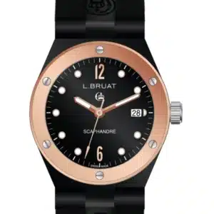 Reloj Sra. de cuarzo con caja de acero PVD negro de 29 mm de diámetro LB29-5409
