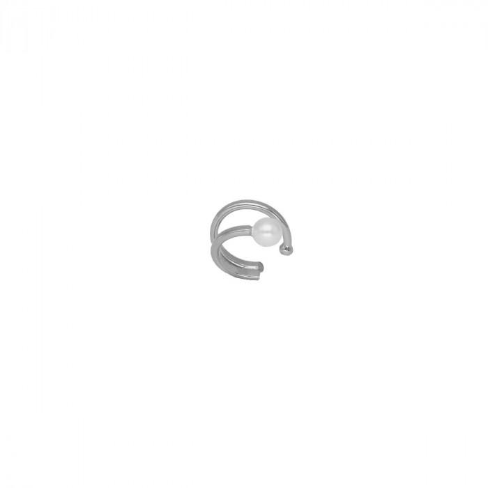 PENDIENTE V.CRUZ EAR CUFF PERLA EN PLATA A3967-HT