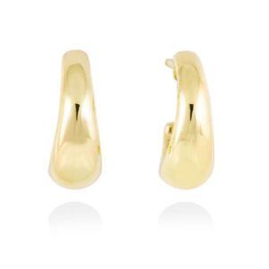 PENDIENTES MARINA GARCIA HUMO EN PLATA DORADA 90534PD