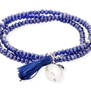 PULSERA MARINA GARCIA ZEN AZUL EN PLATA 90049UP