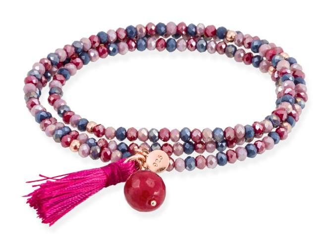 PULSERA MARINA GARCIA ZEN ROSA EN PLATA ROSA 90573UF