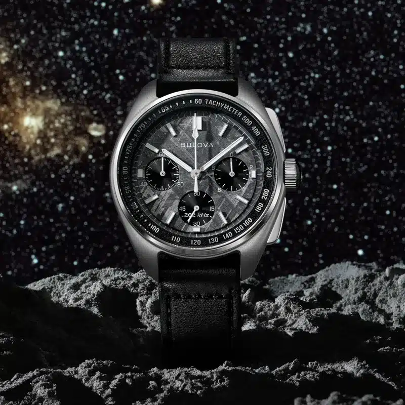 RELOJ BULOVA LUNAR PILOT METEORITE EDICION LIMITADA 43,5MM 96A312 - Imagen 5