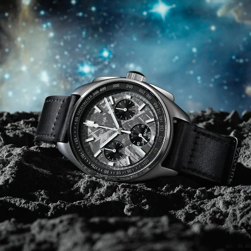 RELOJ BULOVA LUNAR PILOT METEORITE EDICION LIMITADA 43,5MM 96A312 - Imagen 6
