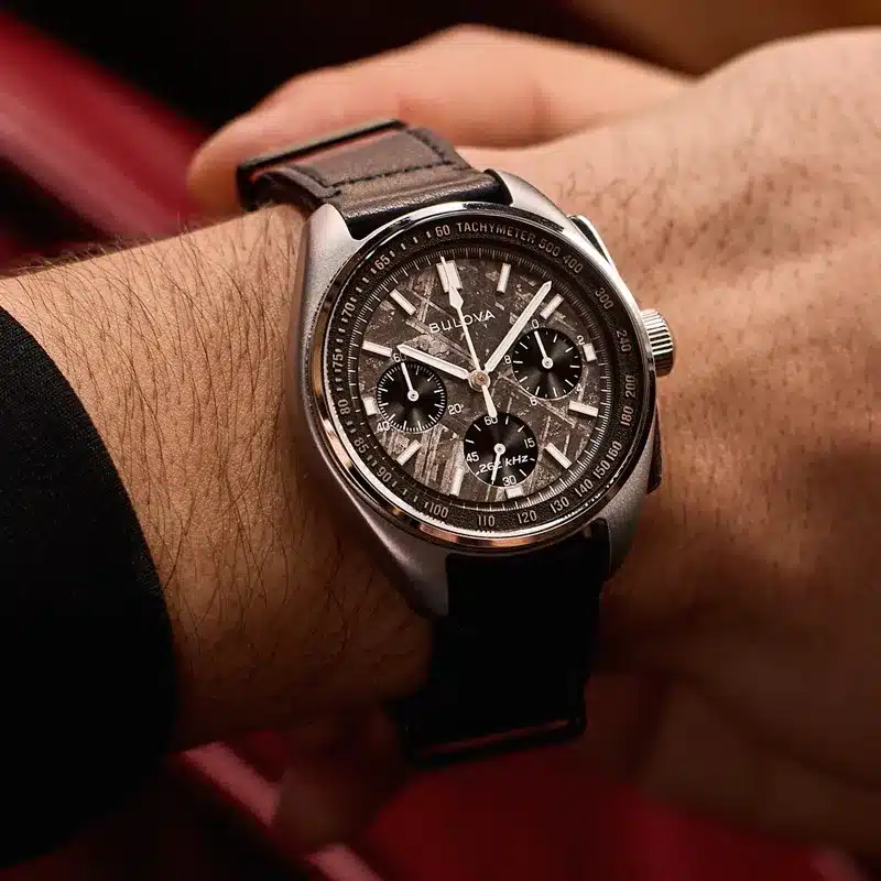 RELOJ BULOVA LUNAR PILOT METEORITE EDICION LIMITADA 43,5MM 96A312 - Imagen 7
