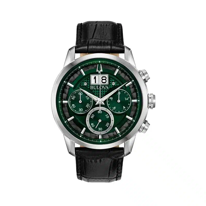 RELOJ BULOVA SUTTON BIG DATE 44MM 96B310