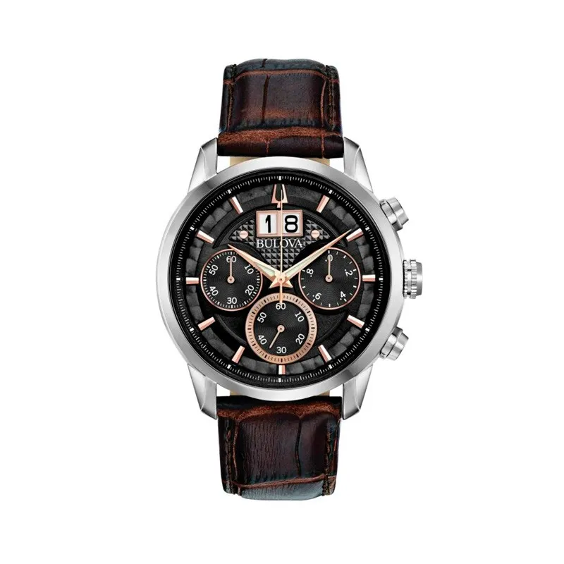 RELOJ BULOVA SUTTON BIG DATE 44MM 96B311