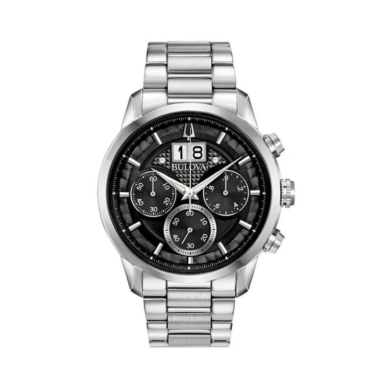 RELOJ BULOVA SUTTON BIG DATE 44MM 96B319