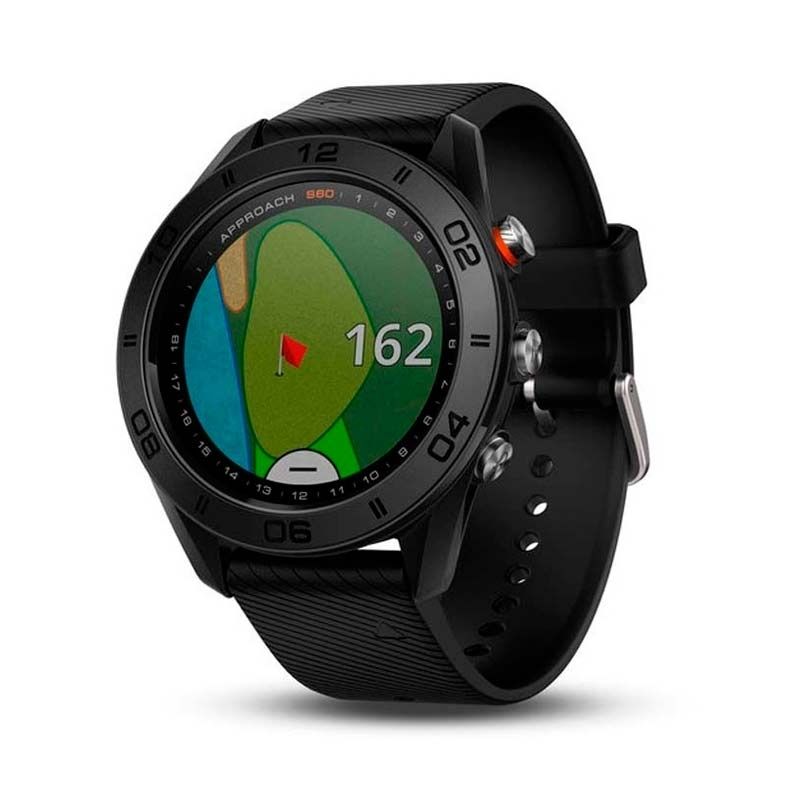 Reloj Garmin Approach S60 Negro Correa de Silicona