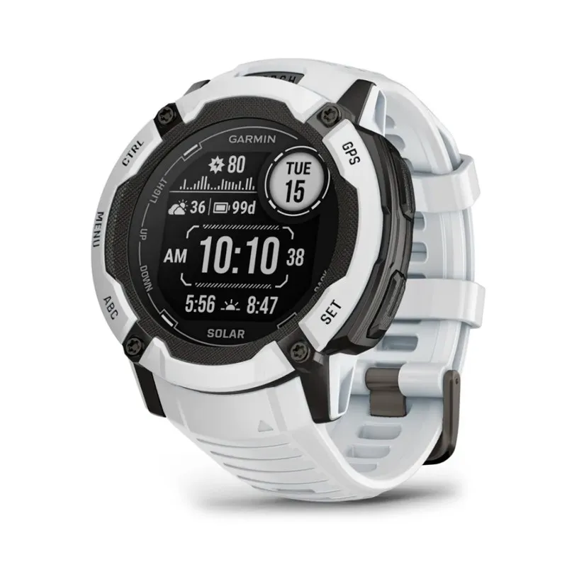 RELOJ GARMIN INSTINCT 2X SOLAR BLANCO 50MM