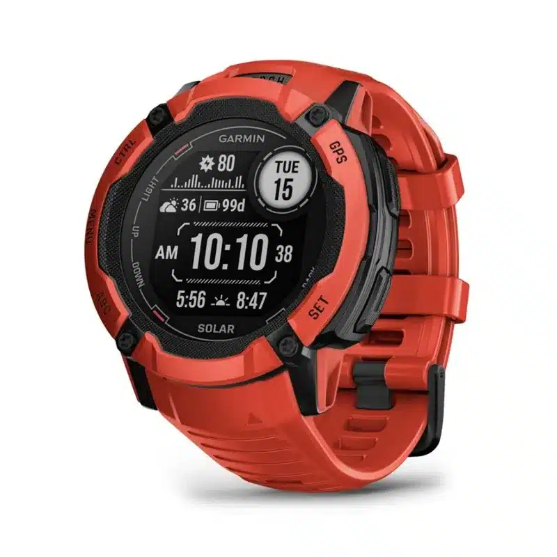 RELOJ GARMIN INSTINCT 2X SOLAR ROJO 50MM