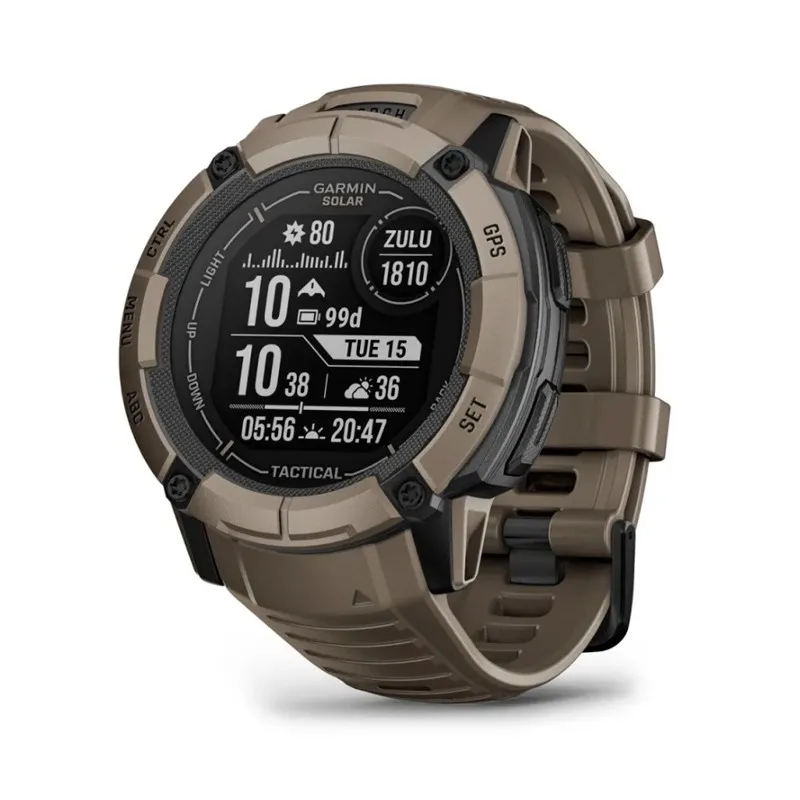 RELOJ GARMIN INSTINCT 2X SOLAR TACTICAL MARRON 50MM