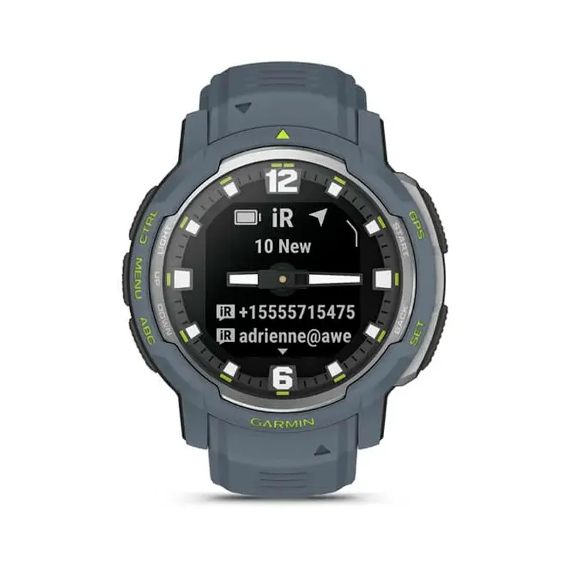 RELOJ GARMIN INSTINCT CROSSOVER AZUL GRANITE 45MM - Imagen 10