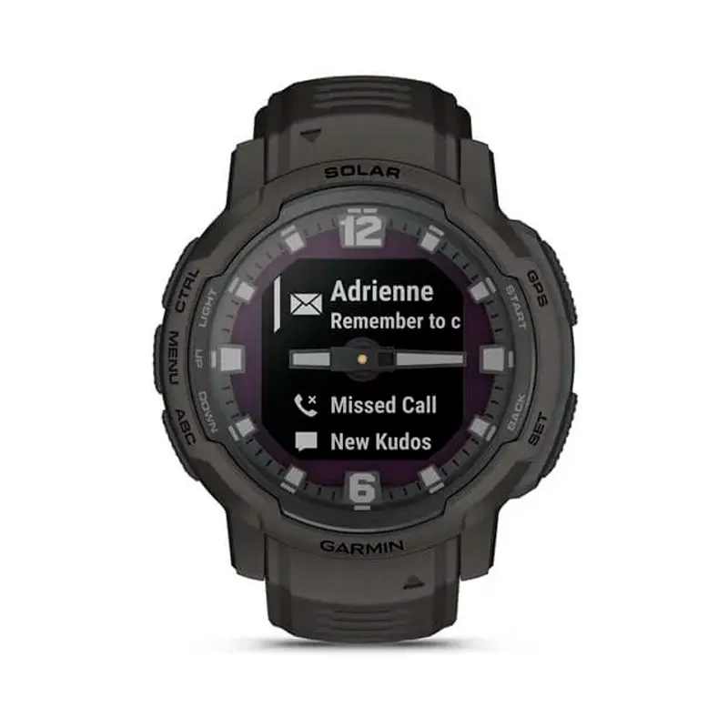 RELOJ GARMIN INSTINCT CROSSOVER SOLAR GRAPHITE 45MM - Imagen 6