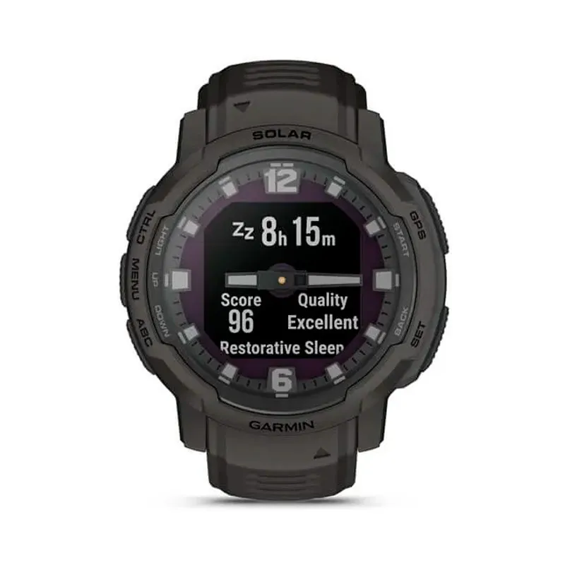 RELOJ GARMIN INSTINCT CROSSOVER SOLAR GRAPHITE 45MM - Imagen 8