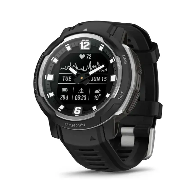 RELOJ GARMIN INSTINCT CROSSOVER STANDARD NEGRO 45MM
