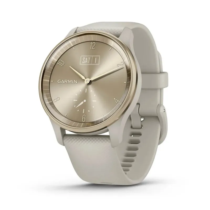 RELOJ GARMIN VIVOMOVE TREND GOLD CREMA 40,4MM 010-02665-02