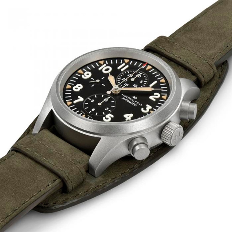 RELOJ HAMILTON KHAKI FIELD AUTO CHRONO 44MM H71706830 - Imagen 2