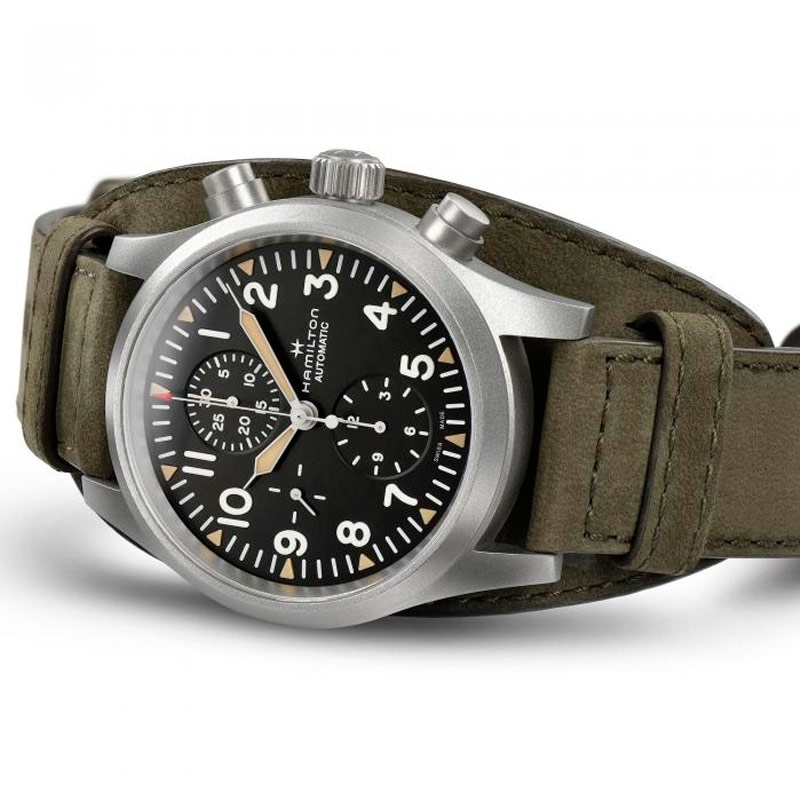 RELOJ HAMILTON KHAKI FIELD AUTO CHRONO 44MM H71706830 - Imagen 3