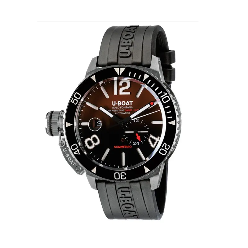 RELOJ U-BOAT SOMMERSO CERÁMICO BORDEAUX 46MM 9521