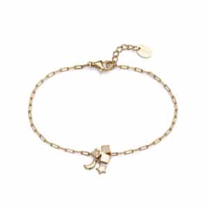 Pulsera Plata De Ley Baño Oro Circ Sra Jewels