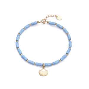 Puls Plata De Ley Baño Oro Piedra Sra Jewels